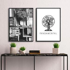 Poster Fandamental, diptych