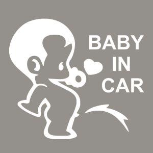 Car sticker Baby boy in car 2