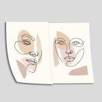 Facing you, poster diptixos