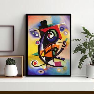 Αφίσα Έκθεσης Tribute to Kandinksy I Kandinsky W αφίσα κάδρο  Αφίσα πόστερ με μαύρη κορνίζα