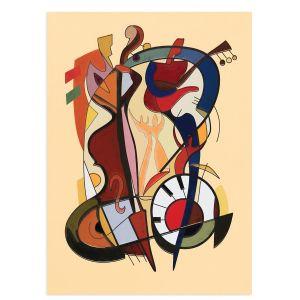 Αφίσα Έκθεσης Tribute to Kandinksy II Kandinsky W αφίσα κάδρο  Αφίσα πόστερ με μαύρη κορνίζα 2