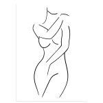 Abstract female body II αφίσα κάδρο  Αφίσα