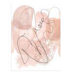 Female figure V, poster