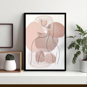 Female figure VII, poster