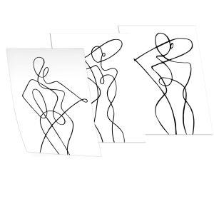 Female figure VIII, 3 panels 2