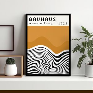 Αφίσα Έκθεσης Bauhaus Ausstellung 1923 II αφίσα κάδρο  Αφίσα πόστερ με μαύρη κορνίζα