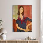 Πίνακας ζωγραφικής Jeanne Hébuterne, Amedeo Modigliani