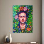 Πίνακας σε καμβά Lush Frida