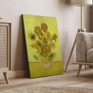 Canvas print Sunflowers art II Vincent van Gogh Framed canvas View 1 2