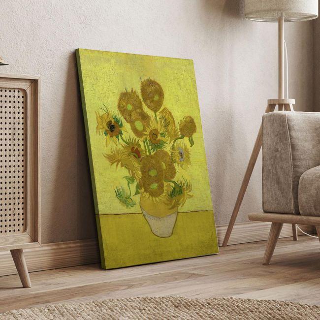 Canvas print Sunflowers art II, Vincent van Gogh