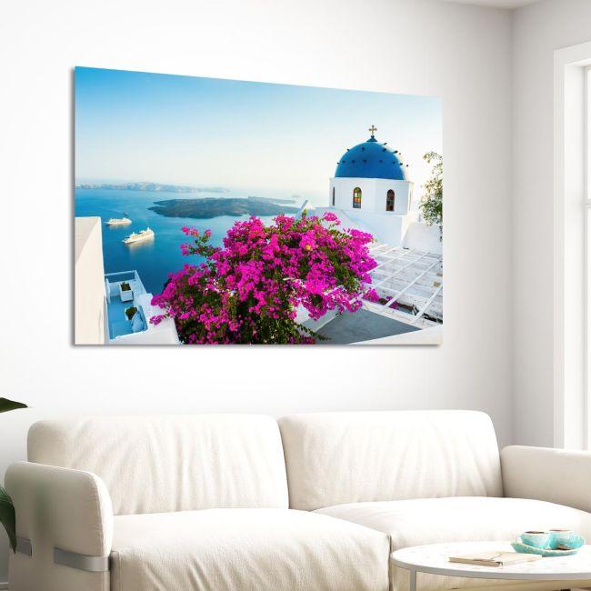 Canvas print, Amazing view of Fira, Santorini