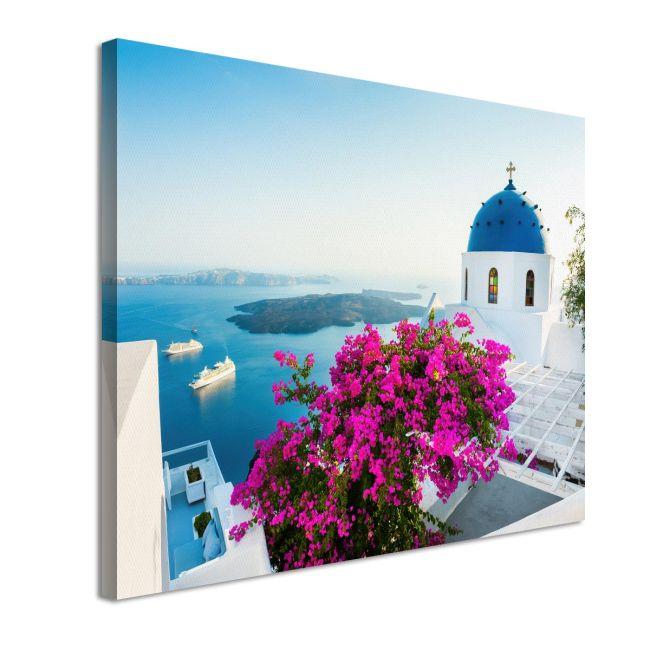 Canvas print, Amazing view of Fira, Santorini