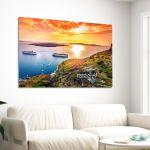 Canvas print, Amazing view of Fira, Santorini