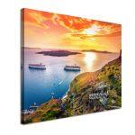 Canvas print, Amazing view of Fira, Santorini