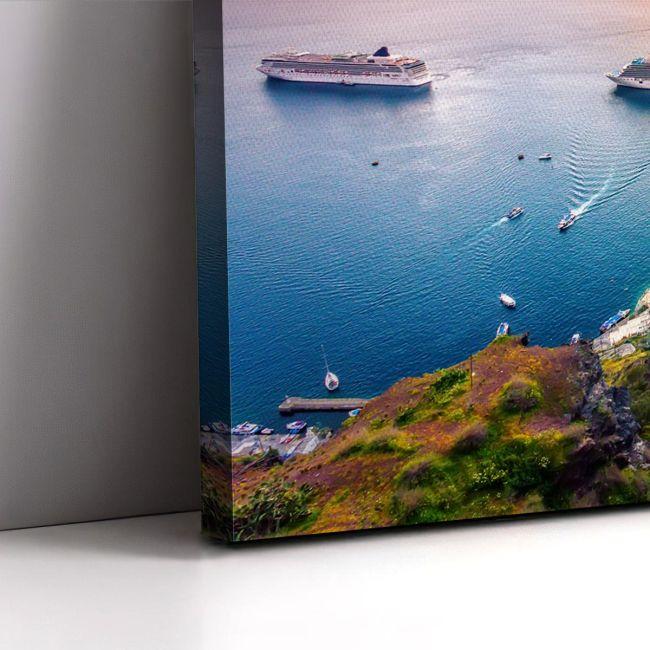 Canvas print, Amazing view of Fira, Santorini