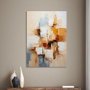 Canvas print Abstract lines and squares I