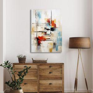 Canvas print Abstract lines and squares II Framed canvas View 1 2