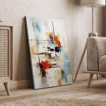 Canvas print Abstract lines and squares II Framed canvas View 4