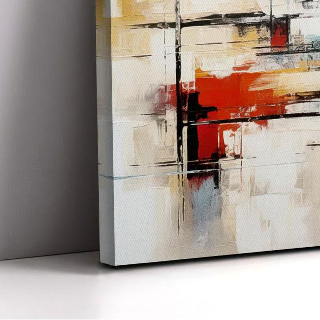 Canvas print Abstract lines and squares II Framed canvas View 5