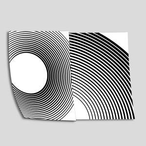 Geometric Cirlce I, diptych 2