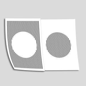 Poster Geometric Cirlce II, diptych 2