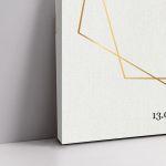 Canvas print Wedding Welcome, Burgundy flowers