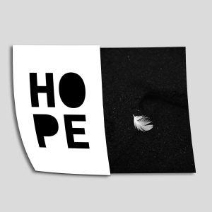 Hope αφίσα πόστερ δίπτυχο  Αφίσα πόστερ με μαύρη κορνίζα 2