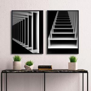 Poster Illusion, diptych