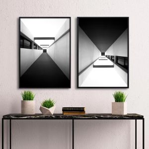 Poster Illusion II, diptych