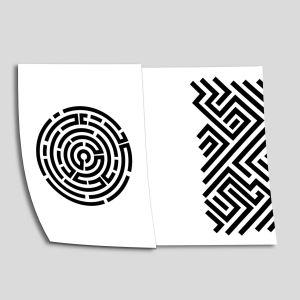 Poster Labyrinth, diptych 2