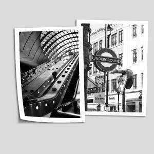 London subway αφίσα πόστερ δίπτυχο  Αφίσα πόστερ με μαύρη κορνίζα 2