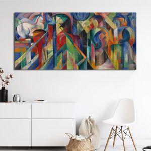 Canvas print Stables, panoramic