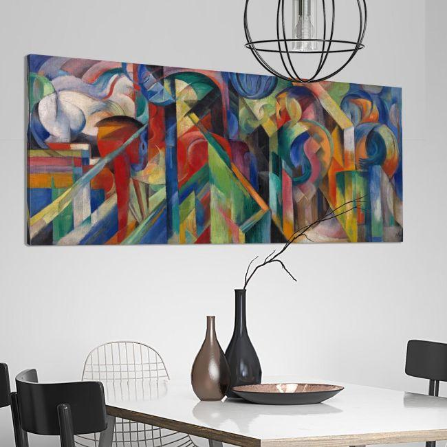 Canvas print Stables, panoramic