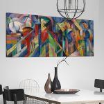 Canvas print Stables, panoramic