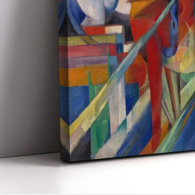 Canvas print Stables, panoramic