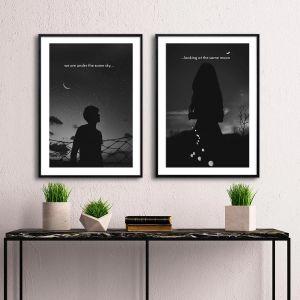 Poster Under the same sky, diptych