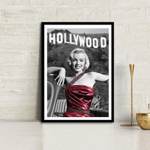 Marilyn in Hollywood αφίσα κάδρο  Αφίσα πόστερ με μαύρη κορνίζα, 1
