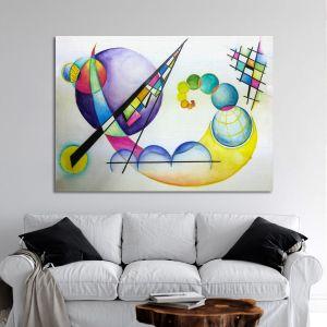 Πίνακας ζωγραφικής Non objective color pencil, Kandinsky W.