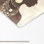 Canvas print African woman profile II
