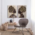 Canvas print African women, two panels
