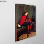 Canvas print My second sermon, Millais John Everett