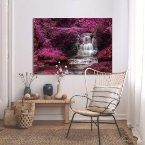 Canvas print Alternate colored surreal waterfall Framed canvas View 1 2