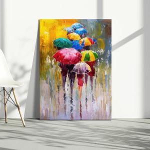 Canvas print Colors of rain