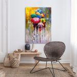 Canvas print Colors of rain