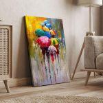 Canvas print Colors of rain