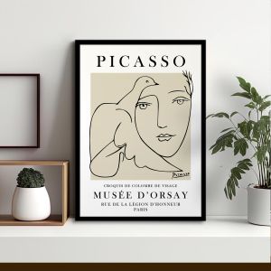 Picasso Musee D' Orsay αφίσα κάδρο  Αφίσα πόστερ με μαύρη κορνίζα