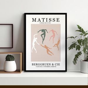 Αφίσα Έκθεσης Matisse Papier Découpés II  Αφίσα πόστερ με μαύρη κορνίζα