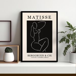 Αφίσα Έκθεσης Matisse Seated Nude  Αφίσα πόστερ με μαύρη κορνίζα