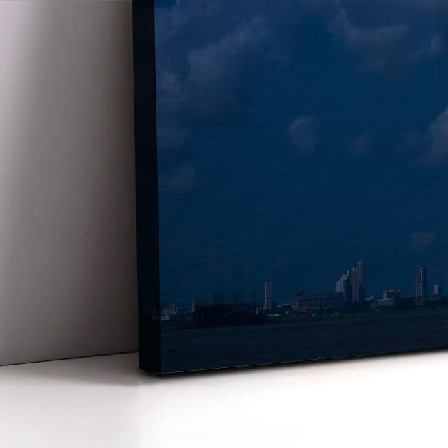 Canvas print Saturn near Earth