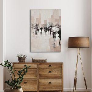 Canvas print Autumn evening in the city III Framed canvas View 1 2